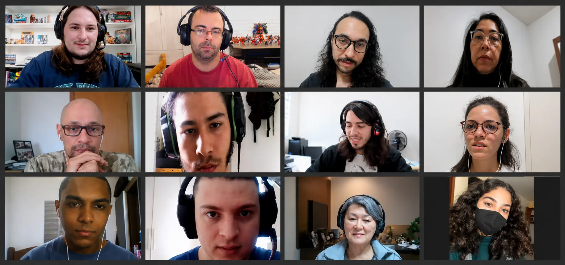 Aula em grupo de conversação em japonês